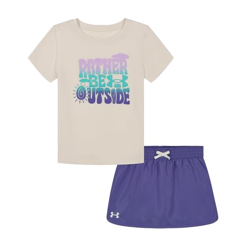Under Armour UA RATHER BE OUTSIDE SET, SILT - SKORT, 6