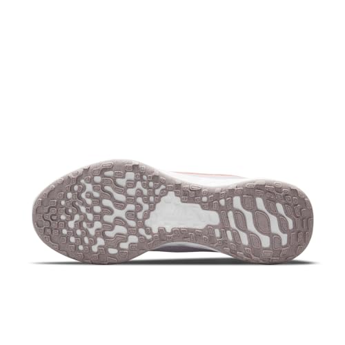 NIKE Women's Race Running Shoe, Lt Violet Champagne White, 7.5