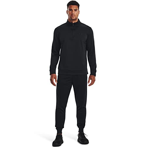 Under Armour Mens Armourfleece 1/4 Zip , (001) Black / / Black , Large