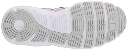 Under Armour Women's Charged Assert 9, (115) Halo Gray/White/Aurora Purple, 6