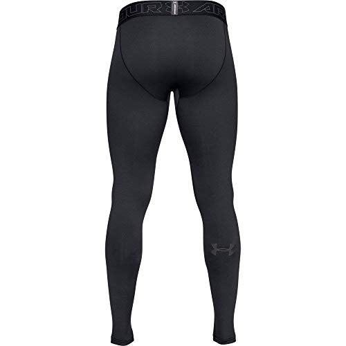 Under Armour Men's ColdGear Compression Leggings, Black (001)/Charcoal, Medium