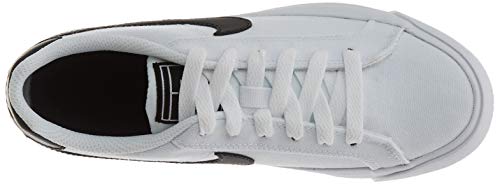 Nike Women's Low-Top Sneakers, White Black, 8