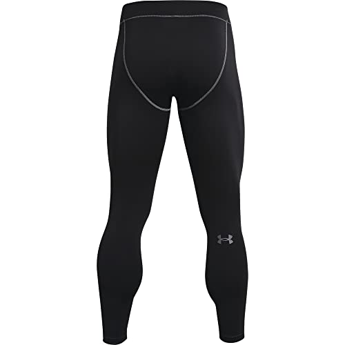 Under Armour Men's Standard ColdGear Packaged Base Leggings, (001) Black / / Pitch Gray, X-Large