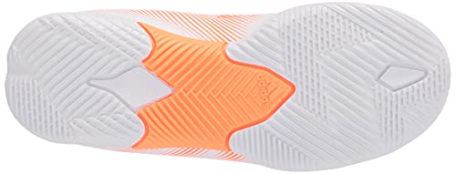 adidas Nemeziz .3 Indoor Soccer Shoe, White/Black/Screaming Orange, 6 US Unisex Big Kid