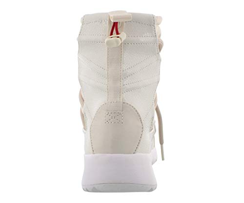Nike Women's Tanjun High Rise High Top Sneaker Boots (8, Phantom/Gym RED-Desert SA)
