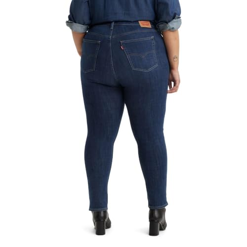 Levi's Women's Plus-Size 721 High Rise Skinny Jeans, Blue Story (Waterless), (US 16) 35 Regular