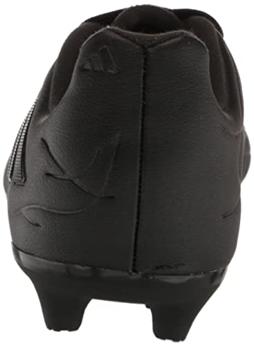 adidas Copa Pure.3 Firm Ground Soccer Shoe, Black/Black/Black, 4 US Unisex Big Kid