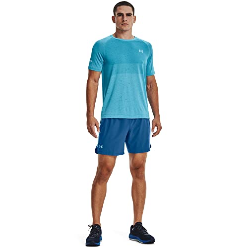 Under Armour Men's SpeedPocket 7-Inch Shorts , Cruise Blue (899)/Reflective , X-Large