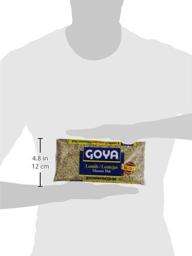 Goya Lentils Beans, 1 Pound (Pack of 24)