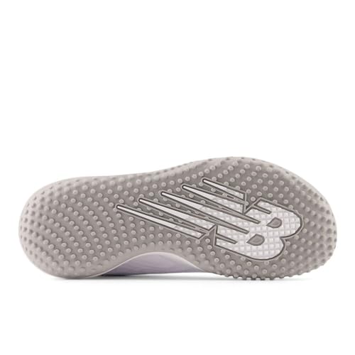 New Balance Women's FuelCell Fuse v4 Turf Trainer Softball Shoe, Optic White/Raincloud/Ice Blue, 7.5