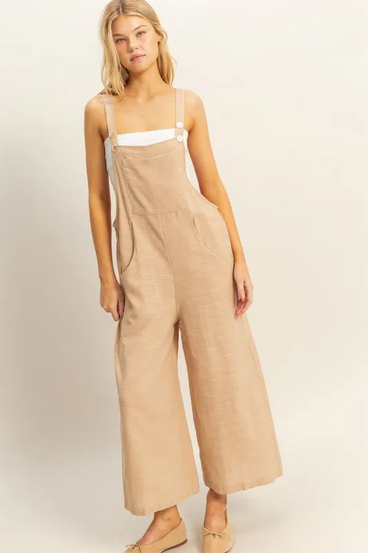 HYFVE Textured Wide Leg Overall