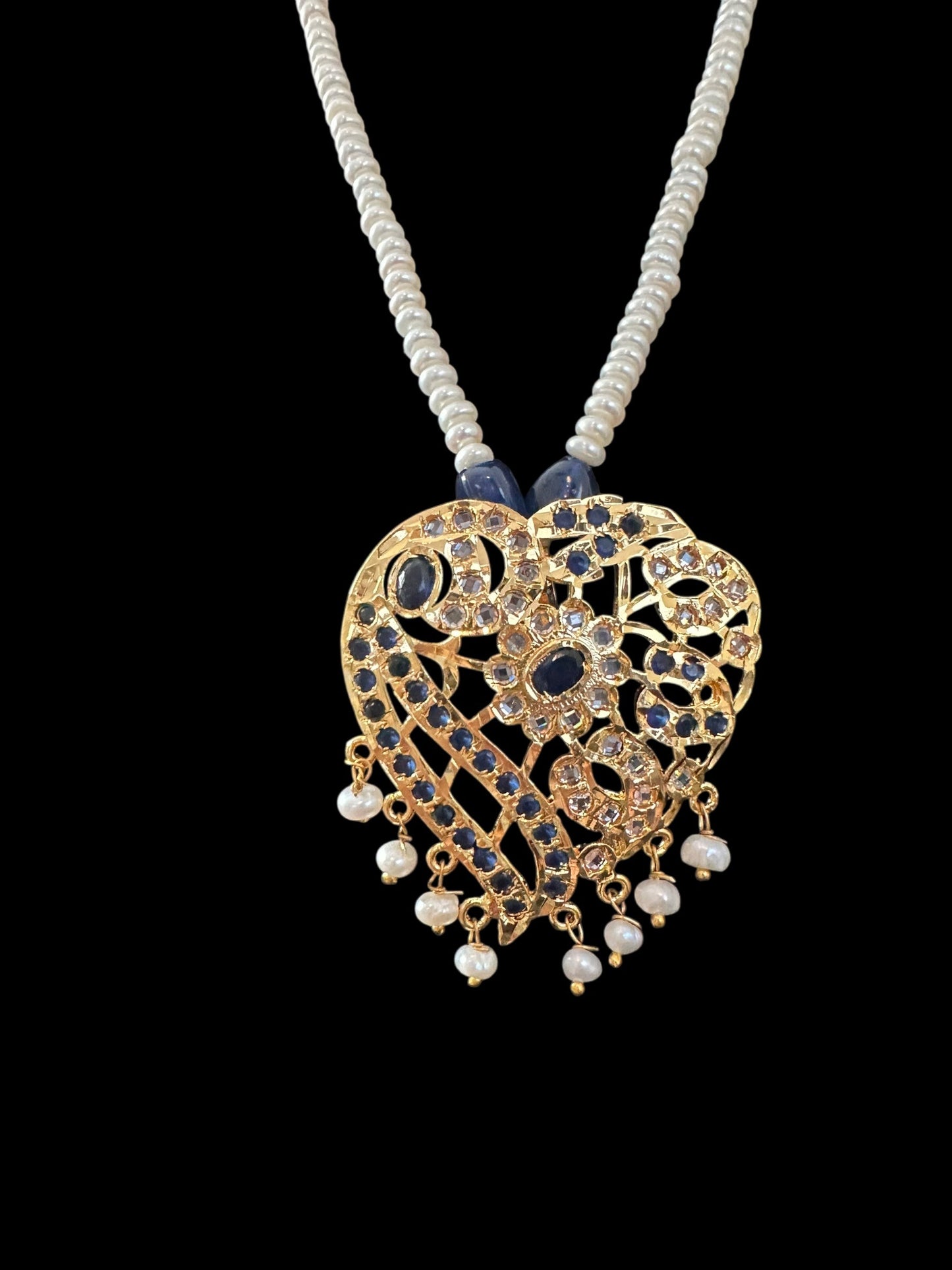 PS556 Akriti long pendant with earrings ( READY TO SHIP )