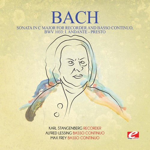 Bach,j.s. - Sonata C Major For Recorder & Basso Continuo Bwv 1 - Music CD