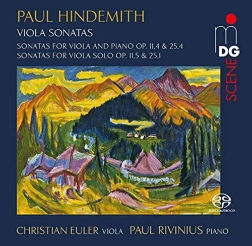 Euler,christian / Rivinius,paul - Hindemith: Sonatas For Viola And Piano - Music CD