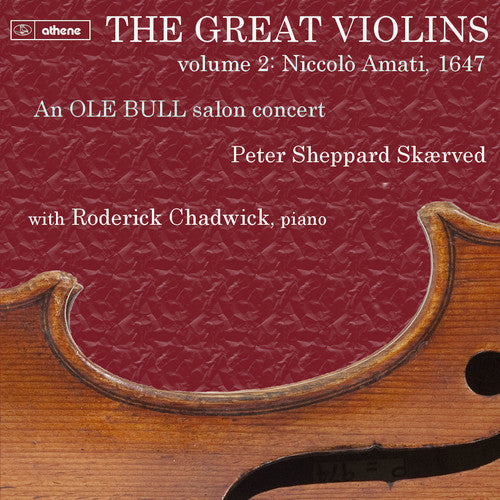 T Augundsson / Chadwick,Roderick - Great Violins: Niccol0 Amati 1647 Vol. 1 Music CD