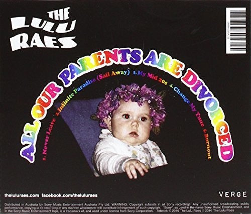 Lulu Raes - All Our Parents Are Divorced - Music CD
