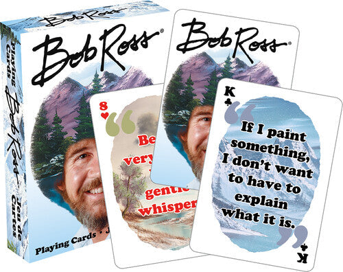 Bob Ross Quotes Playing Cards - Bob Ross Quotes Playing Cards - Games