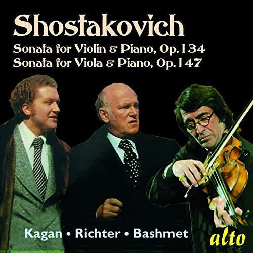 Richter / Kagan / Bashmet - Shostakovich: Vilolin Sonata Viola Sonata Opp. 134 - Music CD