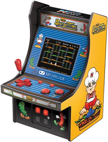 My Arcade Dgunl3203 Burger Time Micro Player Retro - My Arcade Dgunl3203 Burger Time Micro Player Retro - Game Accessories