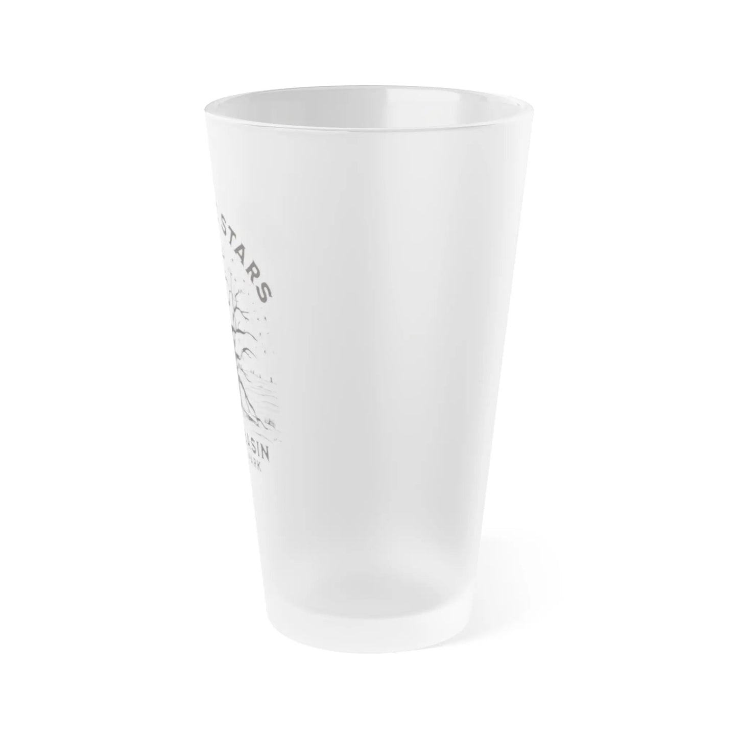 Great Basin National Park Frosted Pint Glass 16oz Seek The Stars