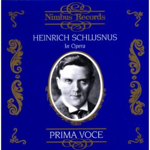 Schlusnus,heinrich - In Opera & Song - Music CD