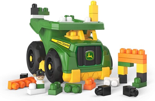 Mega Bloks - First Builders John Deere Large Dump Truck Toddler - Collectibles