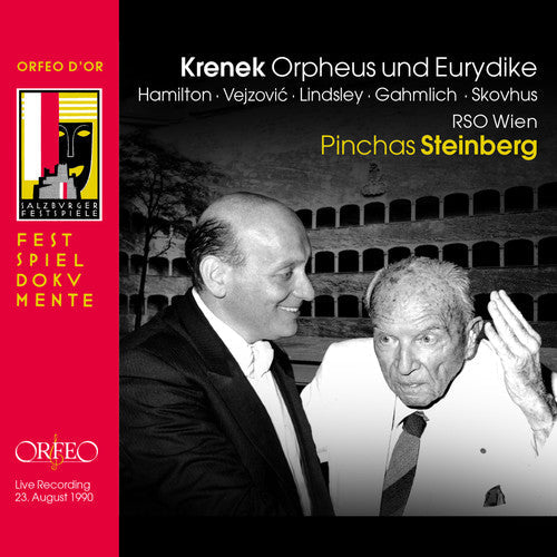 Krenek / Steinberg / Hamilton / Vejzovic - Ernst Krenek: Orpheus Und Eurydike - Music CD