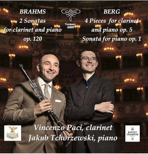 Berg / Brahms / Paci / Tchorzewski - Brahms & Berg: Works For Clarinet & Piano - Music CD