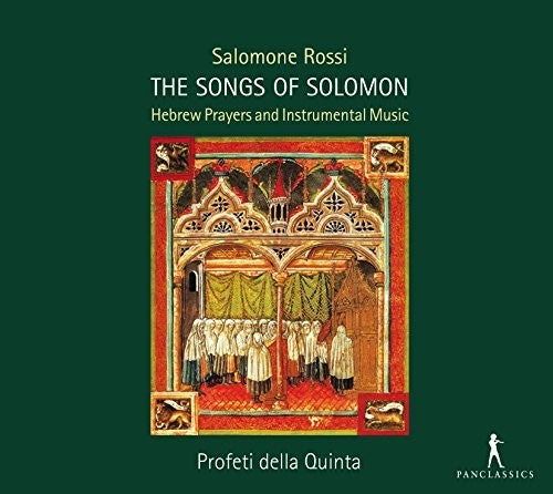 Rossi / Quinta - Songs Of Solomon: Hebrew Prayers & Instrumental - Music CD