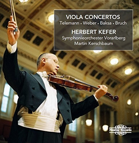 Baksa / Bruch / Kefer / Kerschbaum - Telemann Weber Baska & Bruch: Viola Concertos - Music CD