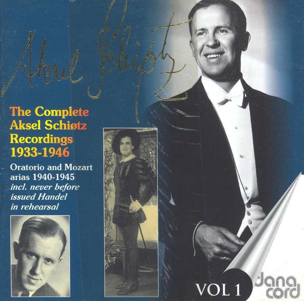 Askel Schiotz - Complete Askel Schiotz Recordings 1 Music CD