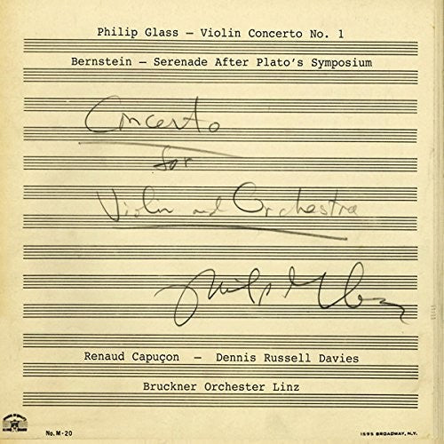 Glass / Bernstein / Capucon,renaud - Violin Concerto No.1 / Serenade - Music CD