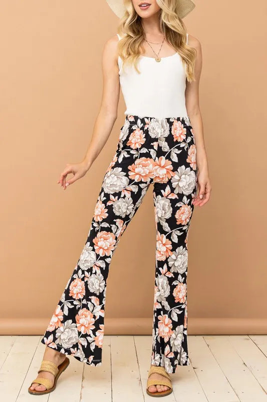 And The Why Wrinkle-Free Strectch Bell Bottom Flare Pants