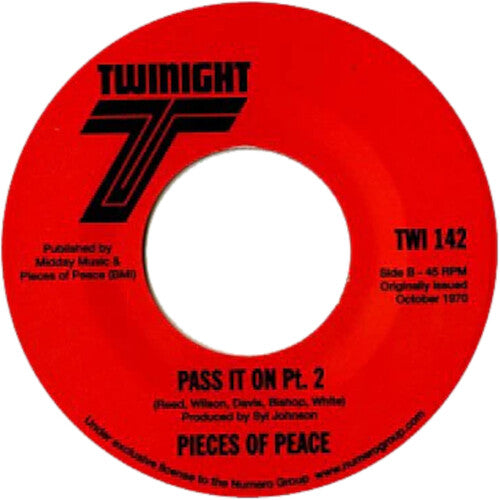 Pieces Of Peace - Pass It On Pt 1/pt 2 - Vinyl Record