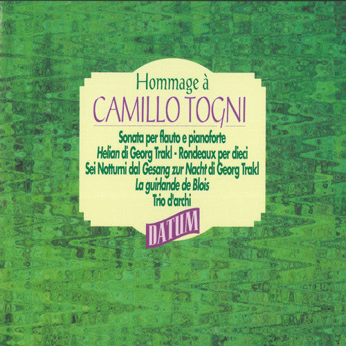 Togni / Dorow / Heider / Rosbaud / Gorli - Hommage A Camillo Togni - Music CD