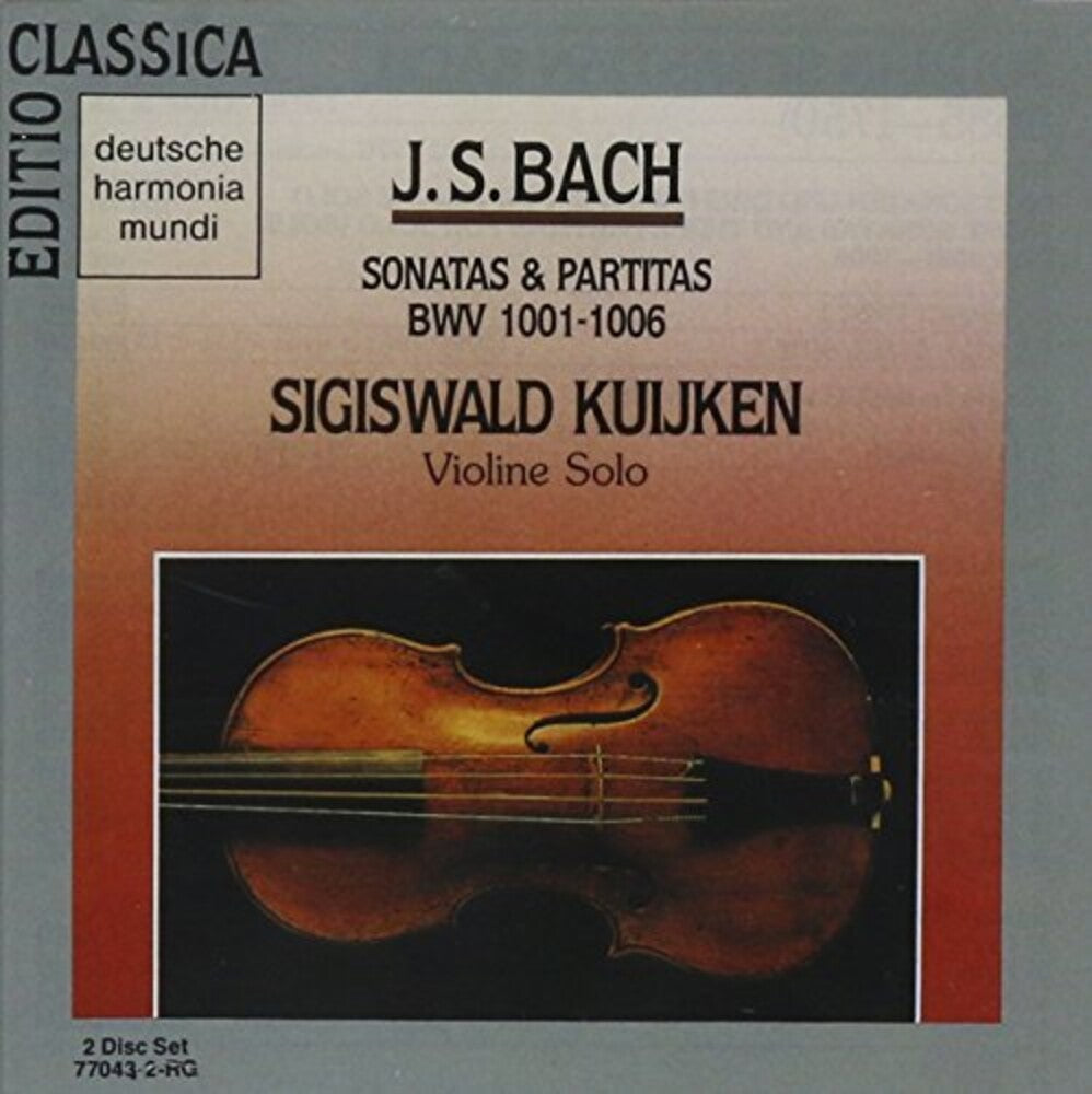 Sigiswald Kuijken - Partitas & Sonatas BWV 1 Music CD