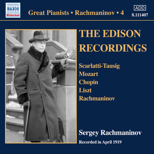 Sergei Rachmaninov - Edison Recordings - Music CD