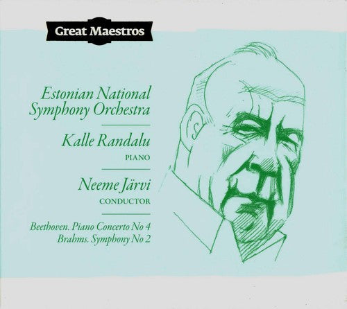 Beethoven / Brahms / Estonian National Symphony - Beethoven: Piano Concerto No 4 Brahms: Symphony 2 - Music CD