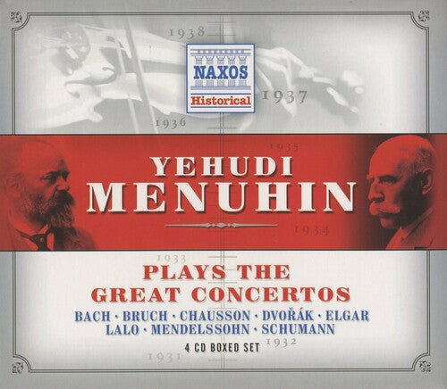 Menuhin Plays Great Concertos - Menuhin Plays Great Concertos - Music CD
