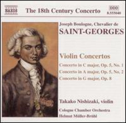 Saint-george / Nishizaki / Muller-bruhl - Violin Concertos - Music CD