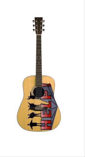 Axe Hvn Ff003 Fab Four Help! Tribute Mini Acoustic - Axe Hvn Ff003 Fab Four Help! Tribute Mini Acoustic - Collectibles