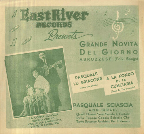 Coppia Sciascia - Italian Folk Songs From Abruzzo 1927-1930 - Music CD