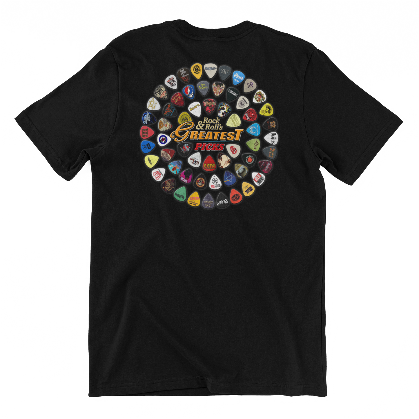 Greatest Rock N Roll Picks, Music Band Tee