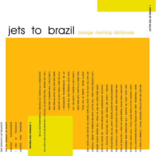 Jets To Brazil - Orange Rhyming Dictionary - Vinyl Record