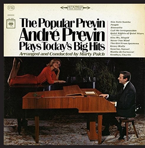 Andre Previn - Popular Previn: Andre Previn Play's Today's Big Hits Music CD