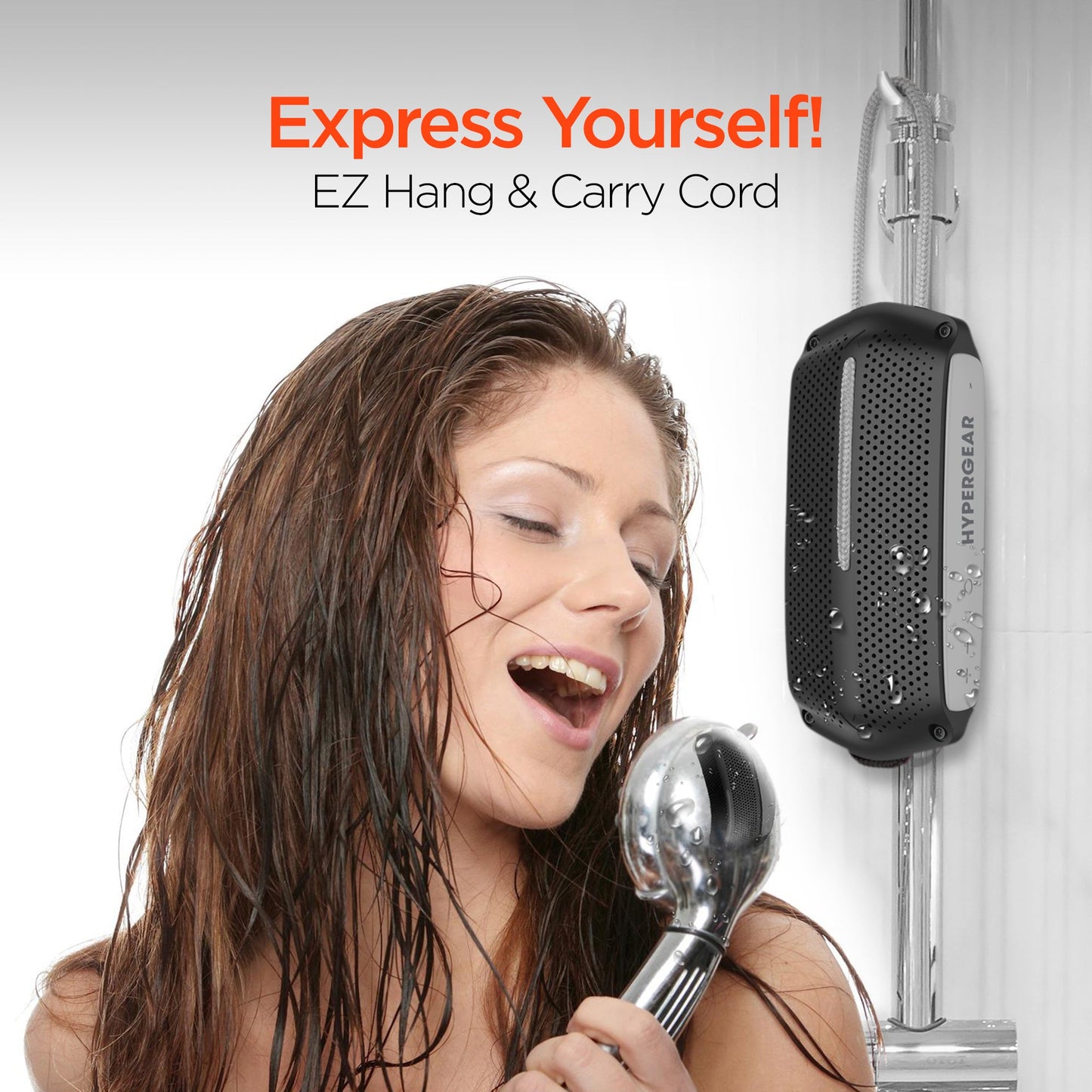 HyperGear Wave Water Resistant Wireless Speaker with Extended Battery Life (WATER-PRNT)