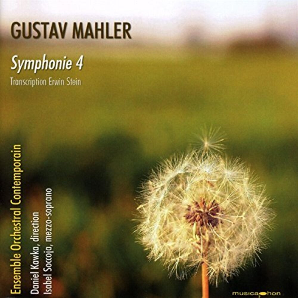 Mahler / Ensemble Orchestral Contemporain / Kawka - Symphony 4 Music CD