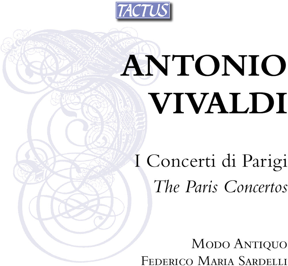 Vivaldi / Modo Antiquo / Sardelli - Paris Concertos Music CD