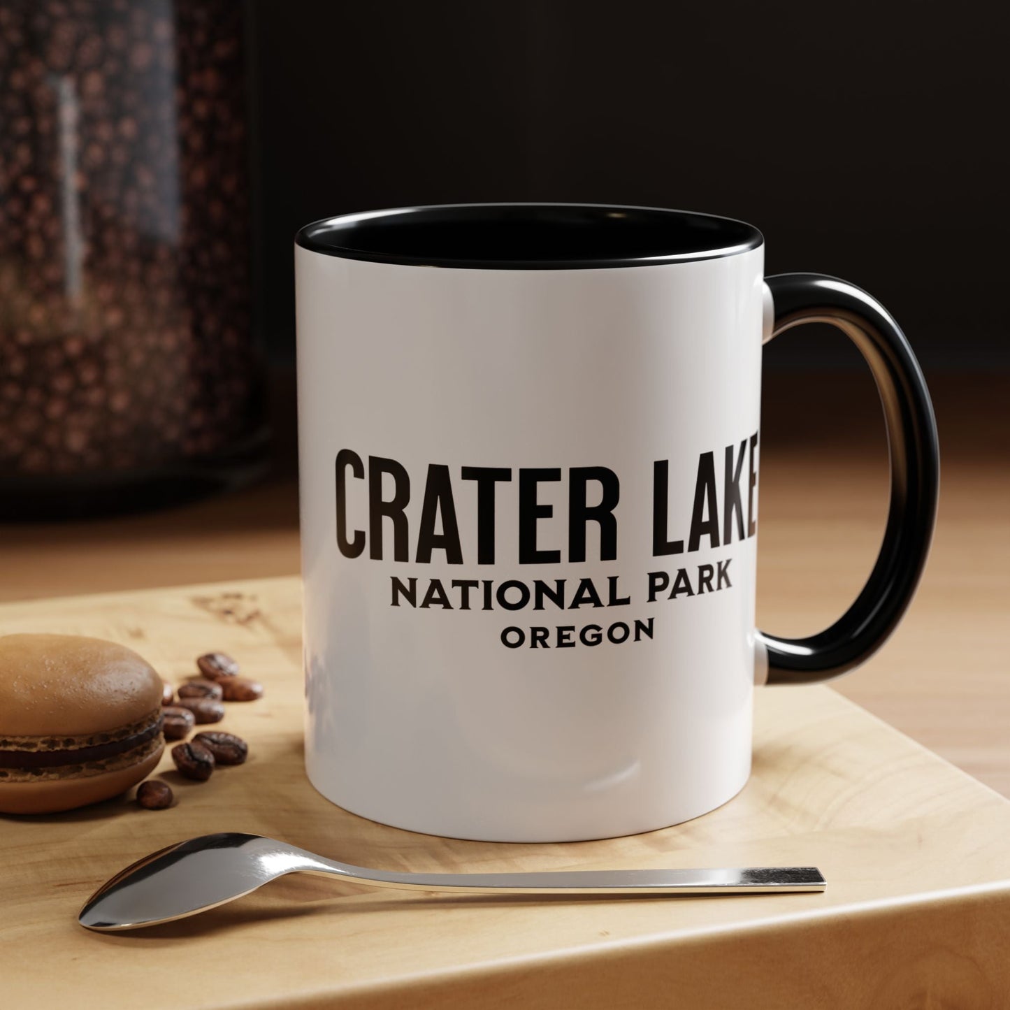 Crater Lake Accent Coffee Mug 11oz 15oz National Park Scenic Bear Shield