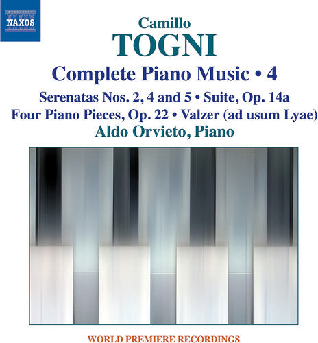 Togni / Orvieto - Complete Piano Music 4 - Music CD